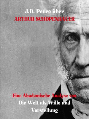 cover image of J.D. Ponce über Arthur Schopenhauer